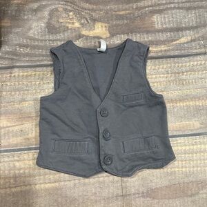 Baby  Cherokee boy Grey Cotton Vest